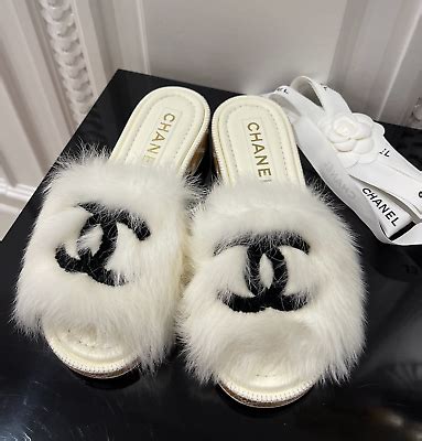 chanel fur slides replica|chanel dupes.